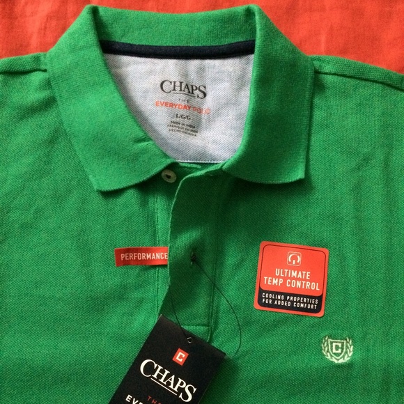 CHAPS The Everyday Polo, XL, Green, BNWT - Picture 1 of 4